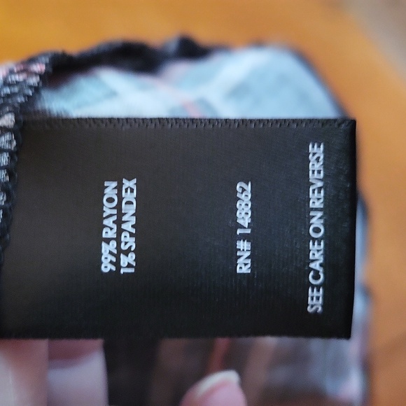 Torrid black plaid with red and tan - Picture 6 of 8